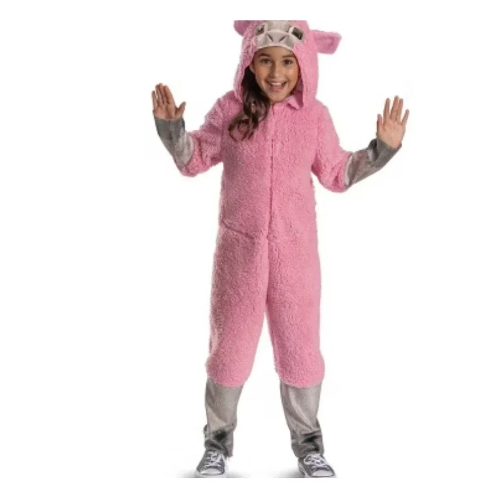 Minecraft Movie Pink Sheep Child Costume Small‎ 4-6 New Disguise Mojang NWT